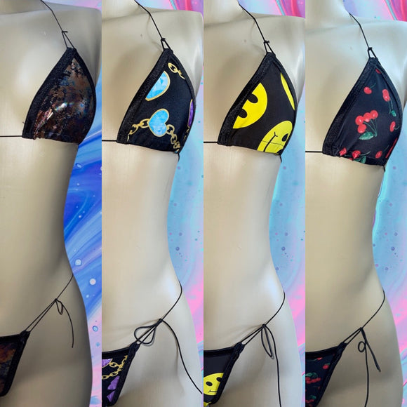 ASSORTED BLACK Micro Bikinis