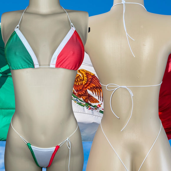 💫SPECIALTY💫 - MEXICAN FLAG Micro Bikinis
