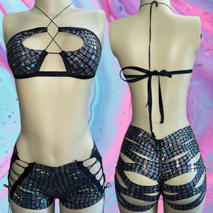 LACED Shorts Exotic Dancewear Sets