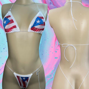 💫SPECIALTY💫 - PUERTO RICO FLAG Micro Bikini