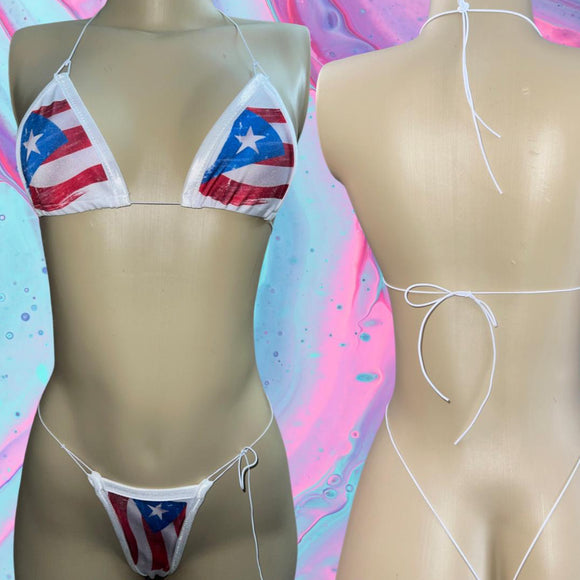 💫SPECIALTY💫 - PUERTO RICO FLAG Micro Bikini