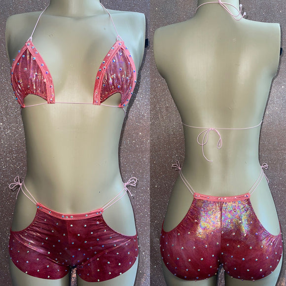 BELLA Short Sets Exotic Dancewear Outfit & Rave Outfit