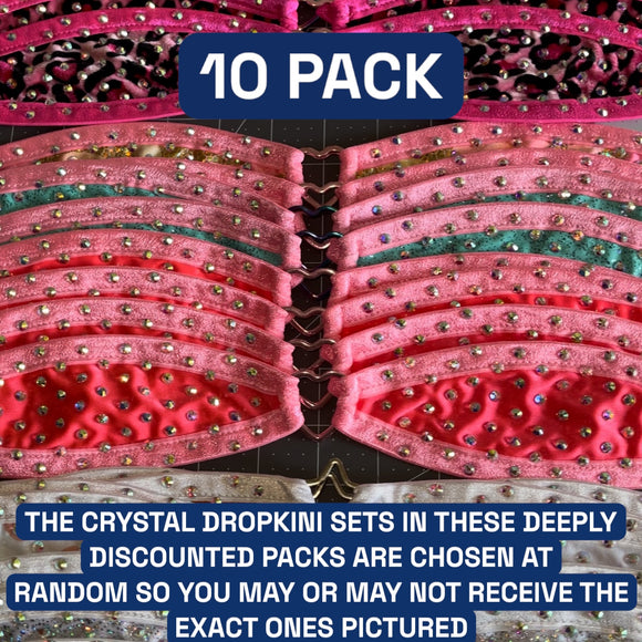 ‼️BULK/WHOLESALE‼️ CRYSTAL DROPkinis