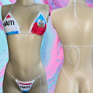 💫SPECIALTY💫 - HAITIAN FLAG Micro Bikinis